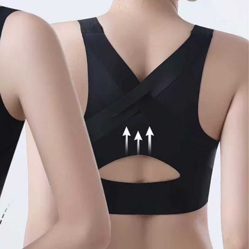 💕Women's Front Closure Seamless Back Support Posture Bra🎁