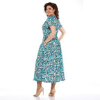 🎉Summer Patterned Chiffon Dress