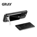 Ultra-thin Fast Charging with Built-in Bracket Lanyard Magnetic Wireless External Battery Mobile Power Supply