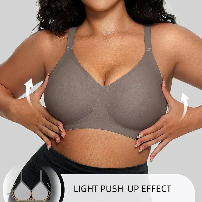 Women's Comfortable Wire-Free Seamless Push Up Bra-Smooth Fit & Breathable Design🔝