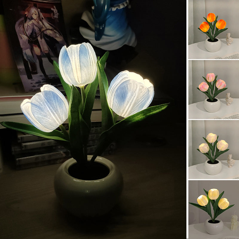 LED Tulip Night Light Flower Table Lamp🌷✨