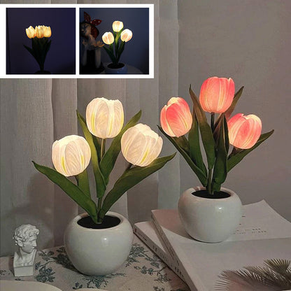 LED Tulip Night Light Flower Table Lamp🌷✨