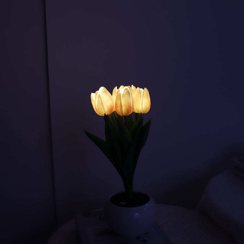 LED Tulip Night Light Flower Table Lamp🌷✨
