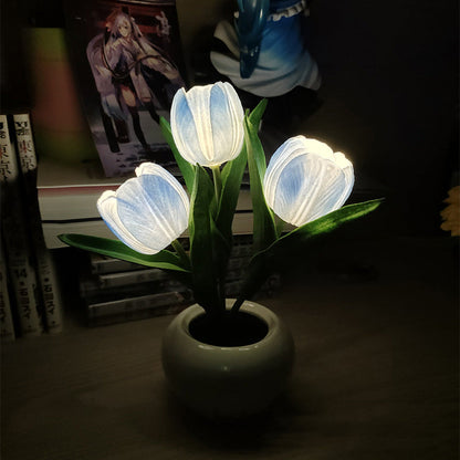 LED Tulip Night Light Flower Table Lamp🌷✨
