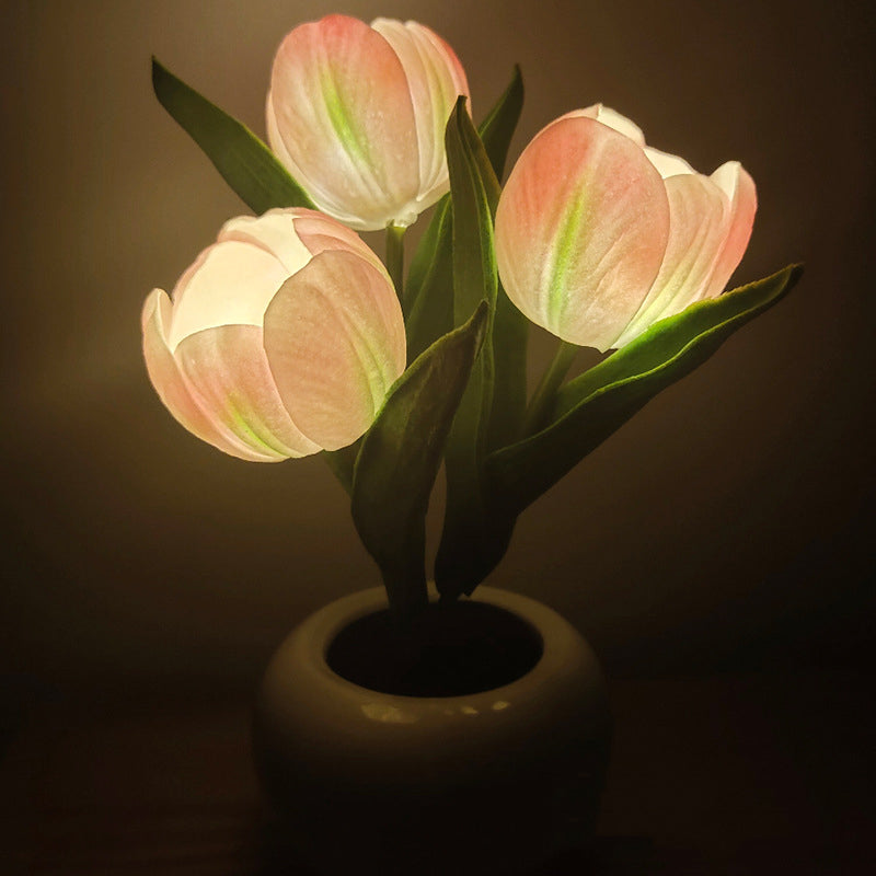 LED Tulip Night Light Flower Table Lamp🌷✨