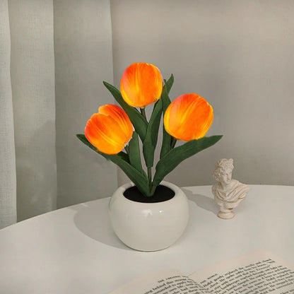 LED Tulip Night Light Flower Table Lamp🌷✨