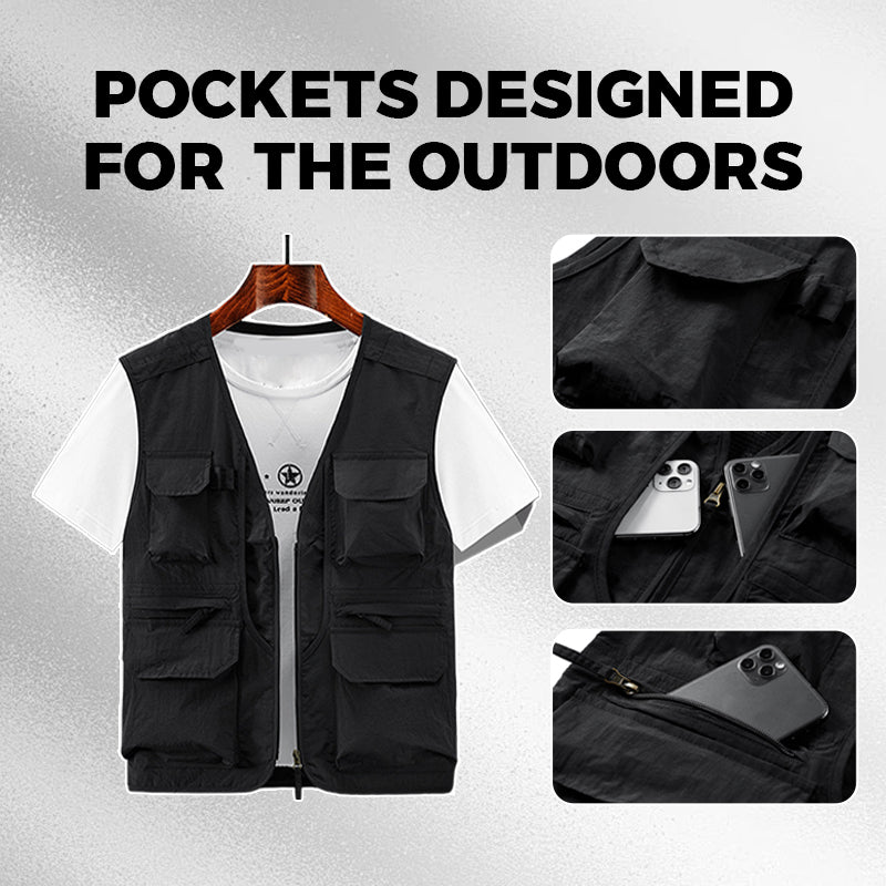 🔥Spring Sale🔥Men's Outdoor Breathable Multi-Pocket Vest