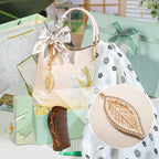 🌸Meet Mother's Day Discount 50%🌸Women's Elegant Embroidered Lily Handbag Gift Box