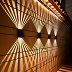 ⌛ Outdoor Waterproof 4 LED Solar Wall Decorative Spotlight