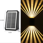 ⌛ Outdoor Waterproof 4 LED Solar Wall Decorative Spotlight