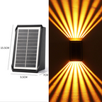 ⌛ Outdoor Waterproof 4 LED Solar Wall Decorative Spotlight