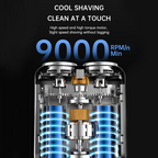 🪒Portable Mini Men's Electric Shaver – Compact & Rechargeable🧳