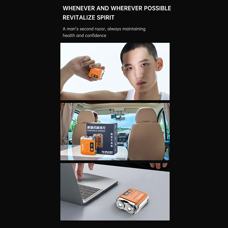 🪒Portable Mini Men's Electric Shaver – Compact & Rechargeable🧳