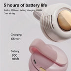 🎁Summer Big Sale-50% OFF⏳Small Whirlwind Clip Waist Neck Fan🌬️❄️