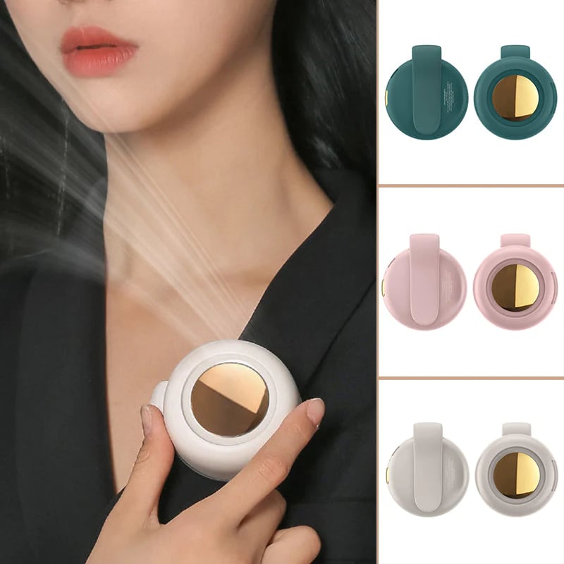 🎁Summer Big Sale-50% OFF⏳Small Whirlwind Clip Waist Neck Fan🌬️❄️