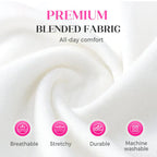 Women's Casual Pleated V-Neck Short-Sleeve Top