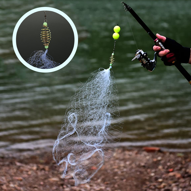 🔥2025 Hot Sale🔥Fishing Gill Net with Spring Bait Trap