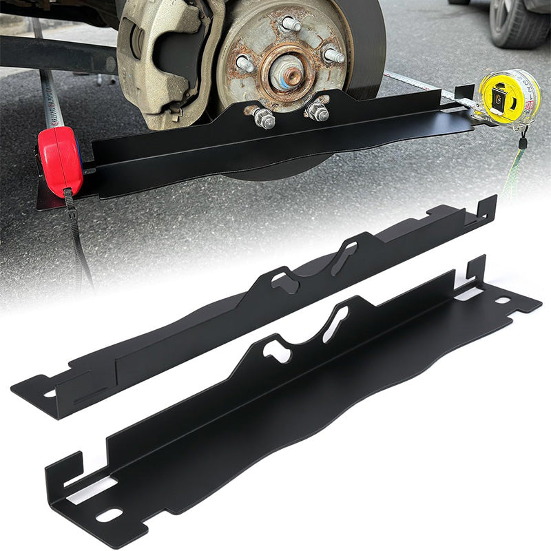 🔥Garage Essential: Anti-Slip Wheel Alignment Plate - Premium Stainless Steel