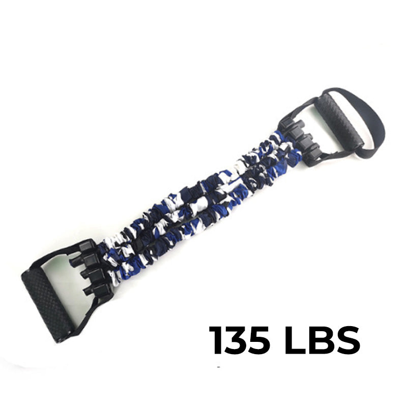 3-Way Natural Latex Resistance Band - Full Body Stretching & Strength Training