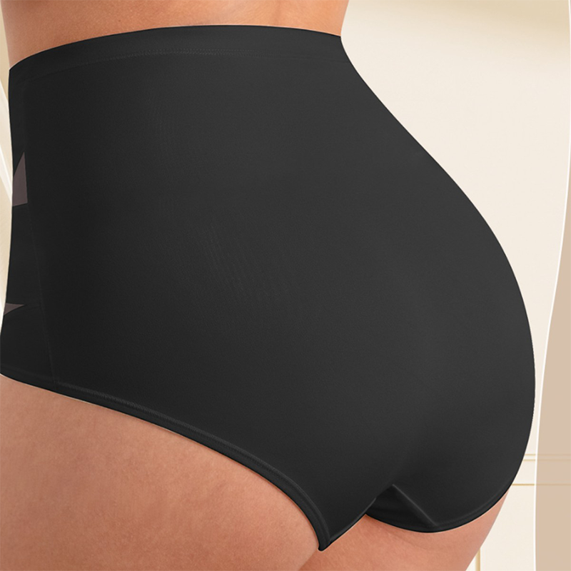 🌸Buy 1 Get 3 Packs✨Plus-Size High-Waist Cross Tummy Control Panties