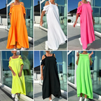 🌈 Women's Maxi Dress With Open Shoulders