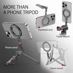 Multifunctional Magnetic Phone Tripod Stand