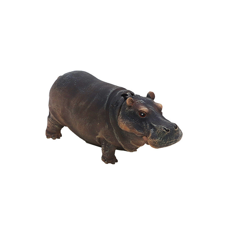 Fish Tank Hippo Bubble Decoration