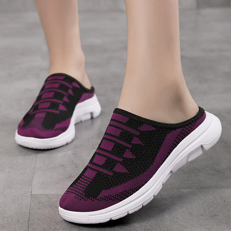 Comfortable & Breathable Closed-Toe Slide Slippers