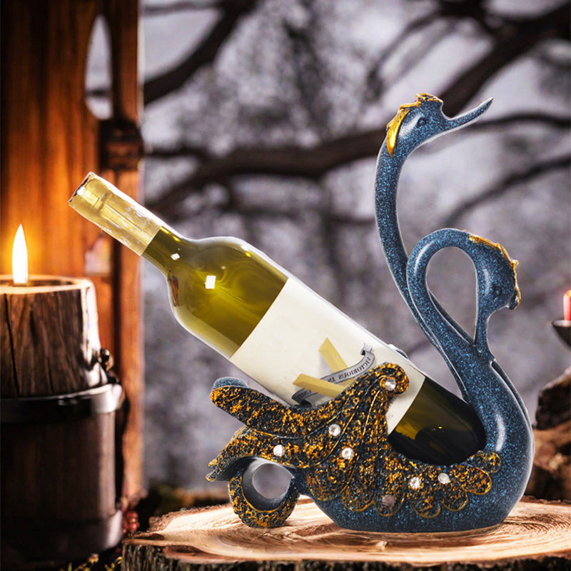 🔥Hot Sale🔥Swan Wine Bottle Holder Rack