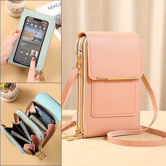 Women's Touch Screen Messenger Bag – Smart Phone Charging, Anti-Theft & Water-Resistant