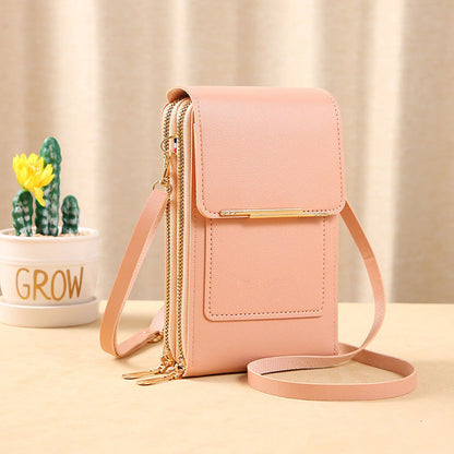 Women's Touch Screen Messenger Bag – Smart Phone Charging, Anti-Theft & Water-Resistant