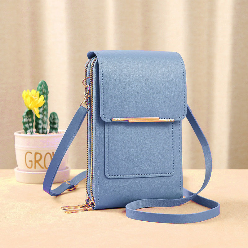 Women's Touch Screen Messenger Bag – Smart Phone Charging, Anti-Theft & Water-Resistant