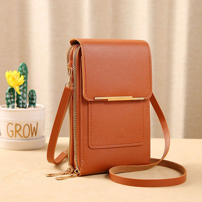 Women's Touch Screen Messenger Bag – Smart Phone Charging, Anti-Theft & Water-Resistant