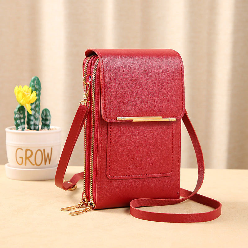 Women's Touch Screen Messenger Bag – Smart Phone Charging, Anti-Theft & Water-Resistant