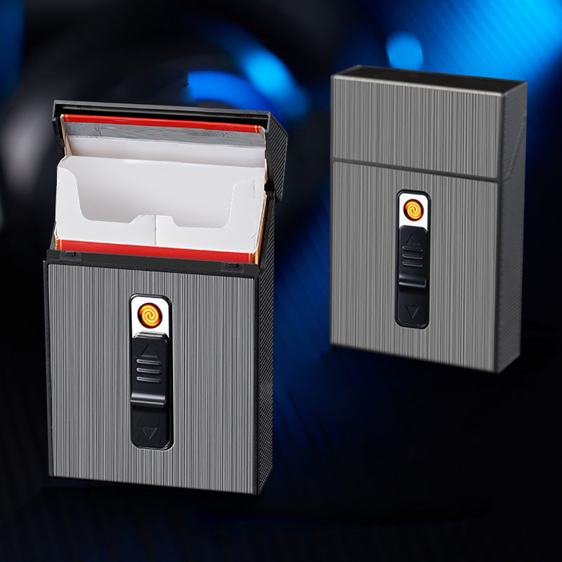 🚬🔥2025 Hot Sale 🔥Cigarette Case with Lighter