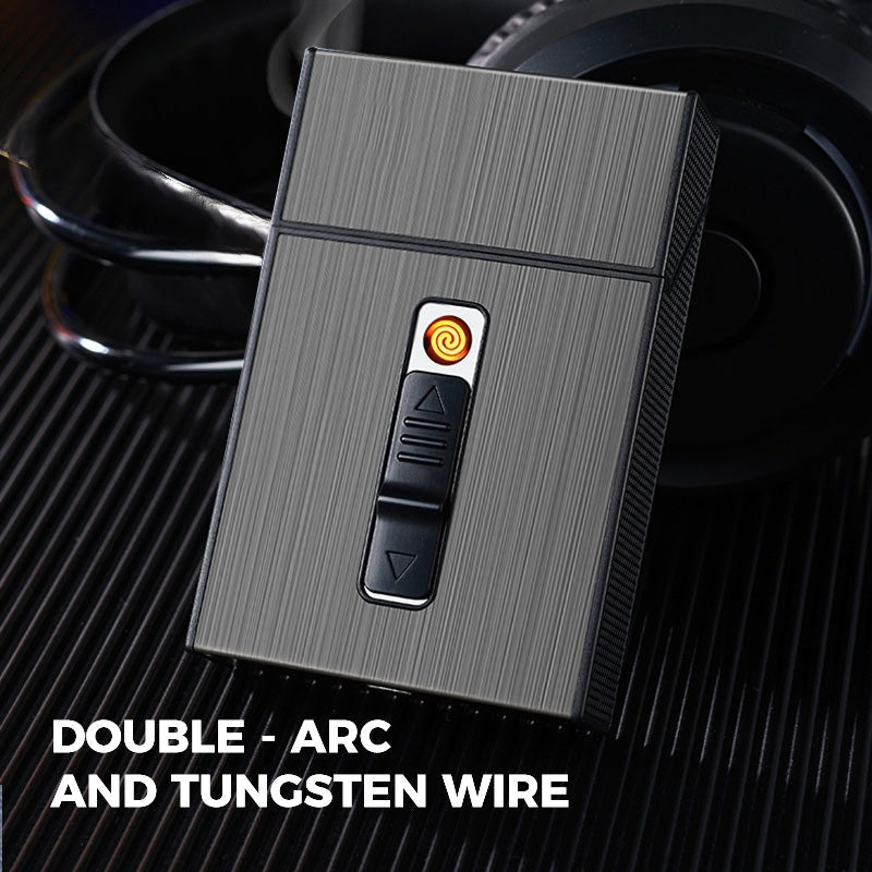 🚬🔥2025 Hot Sale 🔥Cigarette Case with Lighter