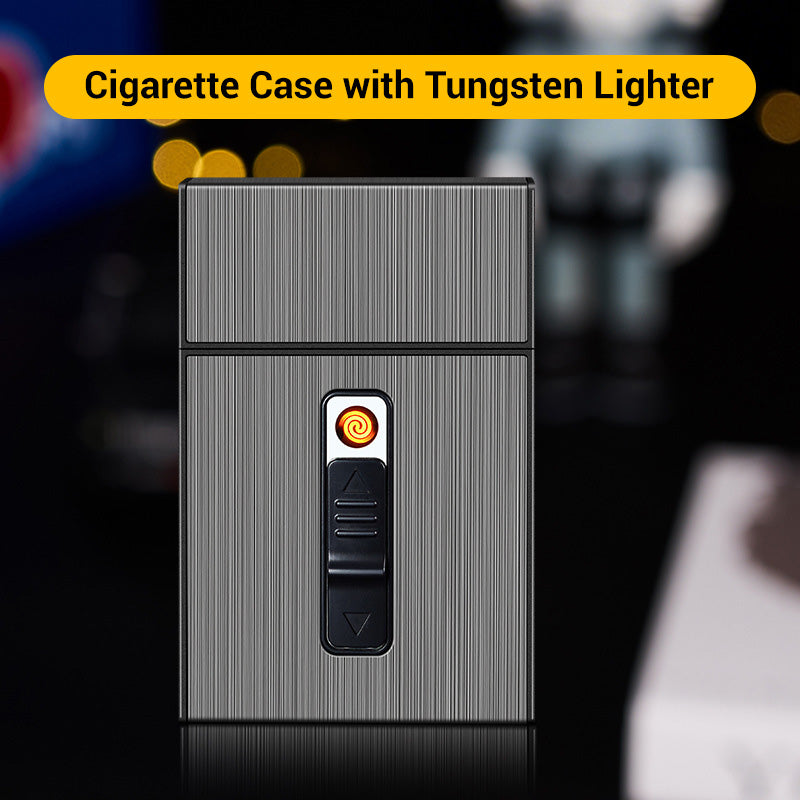 🚬🔥2025 Hot Sale 🔥Cigarette Case with Lighter