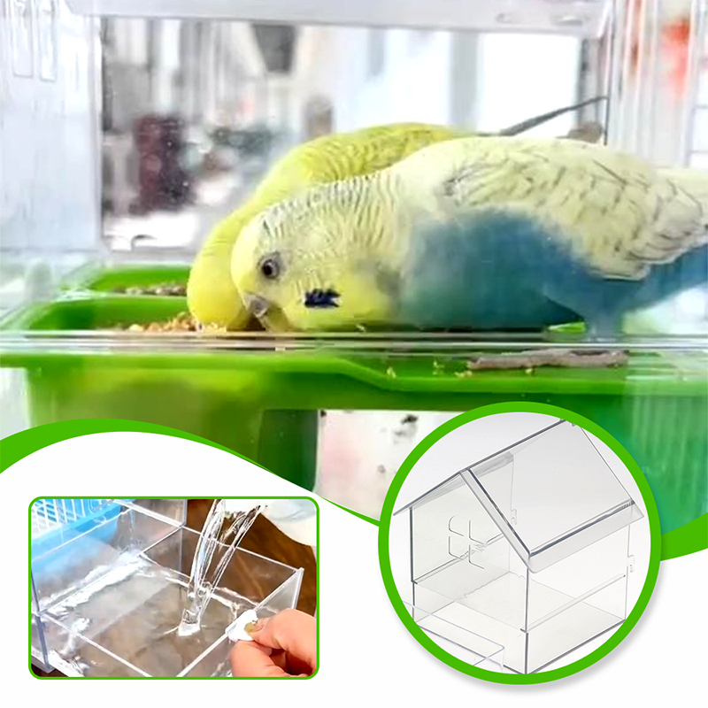 🌟Pull-Out External Parrot Feeder