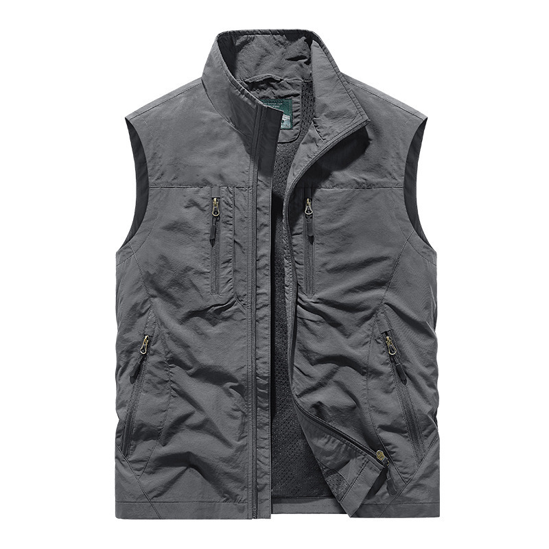 🔥🧥Men's Oversized Sleeveless Vest Jacket With Pockets