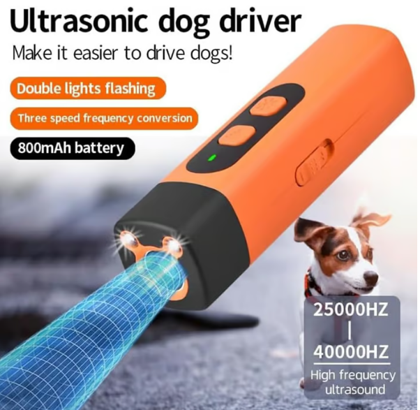 ✨Ultrasonic Dog Bark Deterrent Device – Humane & Effective Dog Repeller