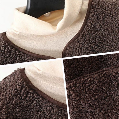 🔥Women's Fall Button Down Short Warm Vest