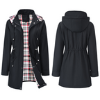 Women Waterproof Long Hooded Trench Coats