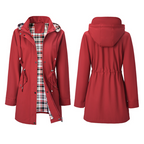 Women Waterproof Long Hooded Trench Coats