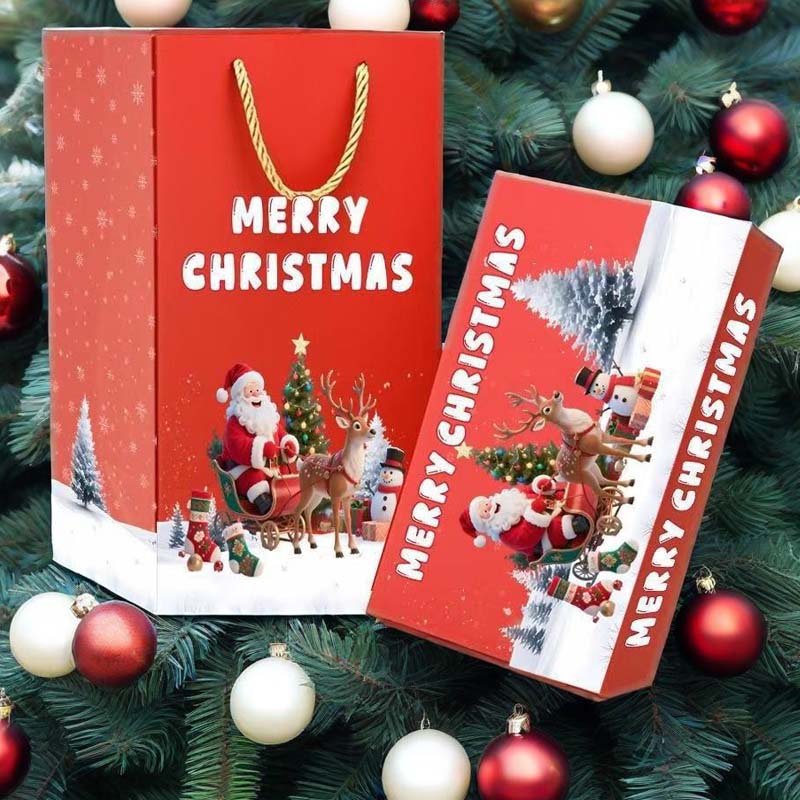 🎅🎄 Unique Folding Bouncing Christmas Gift Box