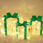 🎄Glowing Christmas Gift Box Decorations