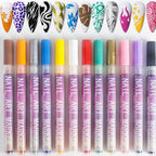 12 Colors Nail Art Pens Set