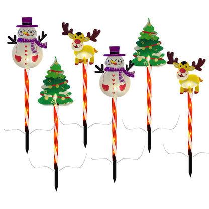 🎄🎁6-Pack Solar Christmas Decorative Lights