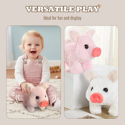 Electric Pig Plush Realistic Toy