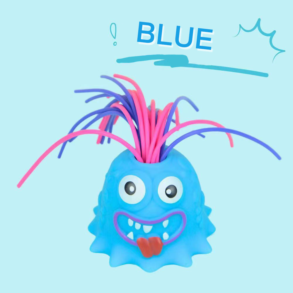 👾Hair Pulling Monster Stress Relief Toy - Stretchy Sensory Fidget Tool for Anxiety & Focus, Safe for Kids/Adults 🎯✨