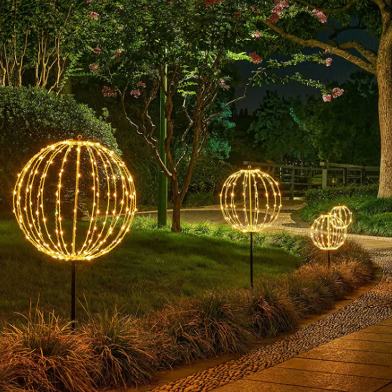 💡✨Hanging LED Sphere Light – 360° soft glow, collapsible & weatherproof. Perfect for patio, garden & holiday decor! 🌟🏠